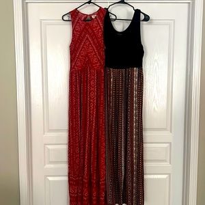 Lot of 2 Womens Maxi Dresses